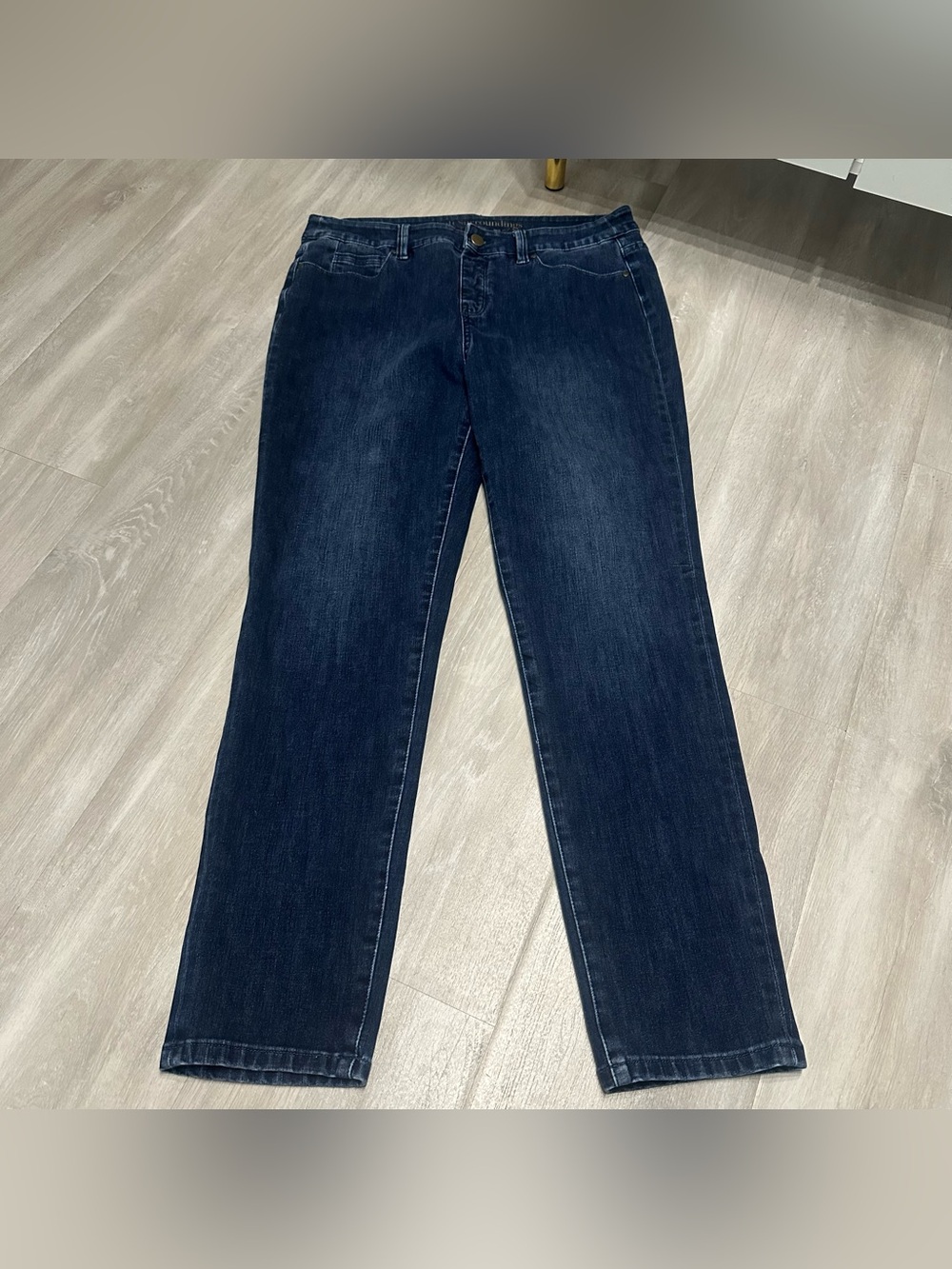 Soft Surroundings Dark Denim Jeans Sz M